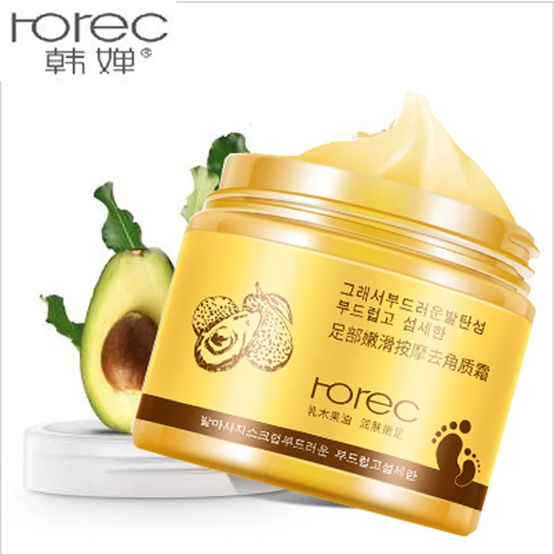 

Rorec Foot Massage Exfoliating Scrub Cream Feet Care Peeling Exfoliating Dead Skin Calluses Whitening Foot Care Foot Cream