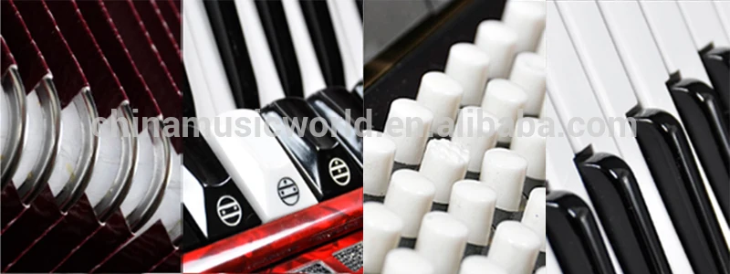 Afanti музыка высокого качества 70 клавиш 120 бас клавишный аккордеон AFA-29 красного цвета