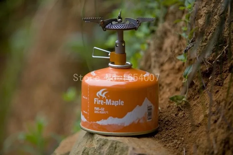 Fogo de Bordo Fogão a Gás Fogão de Acampamento ao ar Camping Estufas Pará Exterior Titânio Livre Piquenique Fogão 48g Fms-116t 20 Titânio Fogão A Gás Fogão de Acampamento