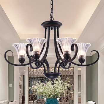 

Continental American chandelier lamp living room bedroom lamp European-style led lights resturant chandelier ceiling