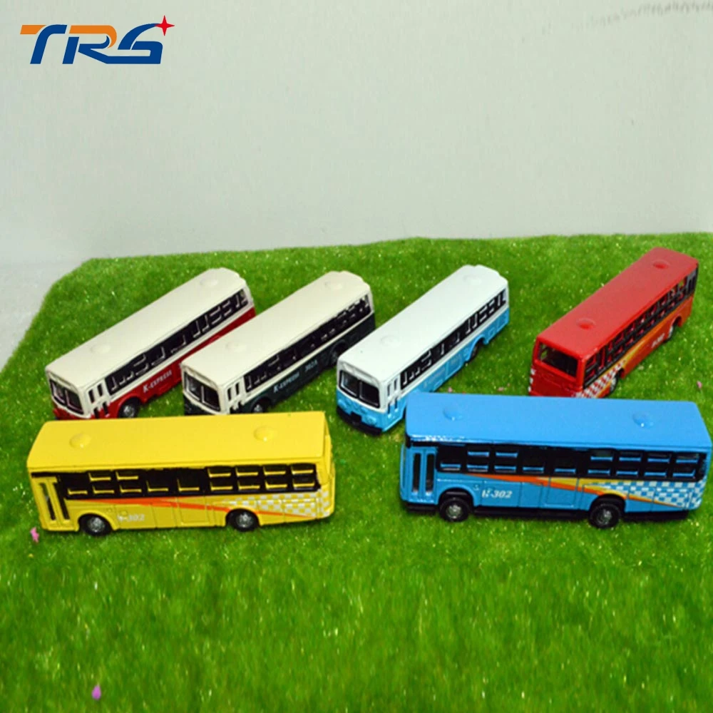 12pcs Model Cars Buses 1150 HO TT Scale Railway Layout Diecast model