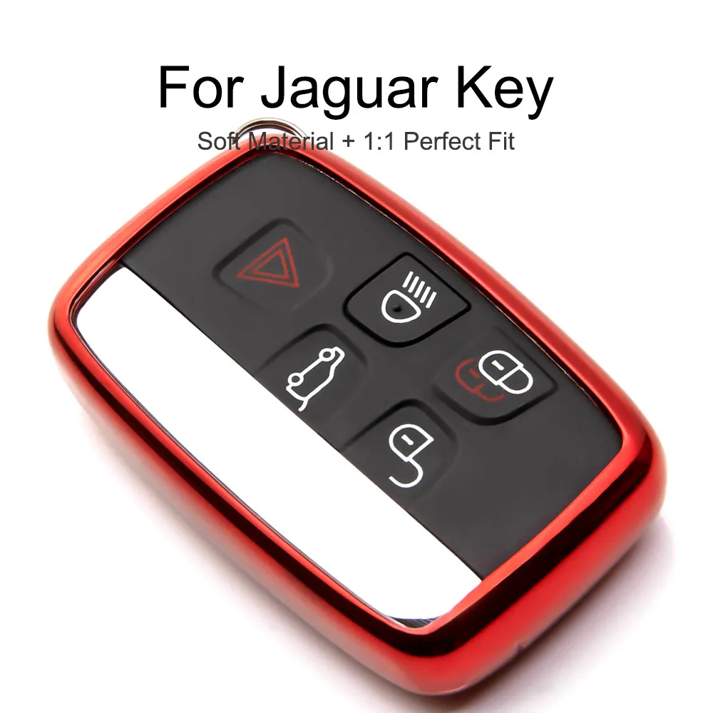 Защитный чехол для автомобильного ключа из ТПУ Jaguar XE XJ XJL XF C X16 V12 гитара F X Typ