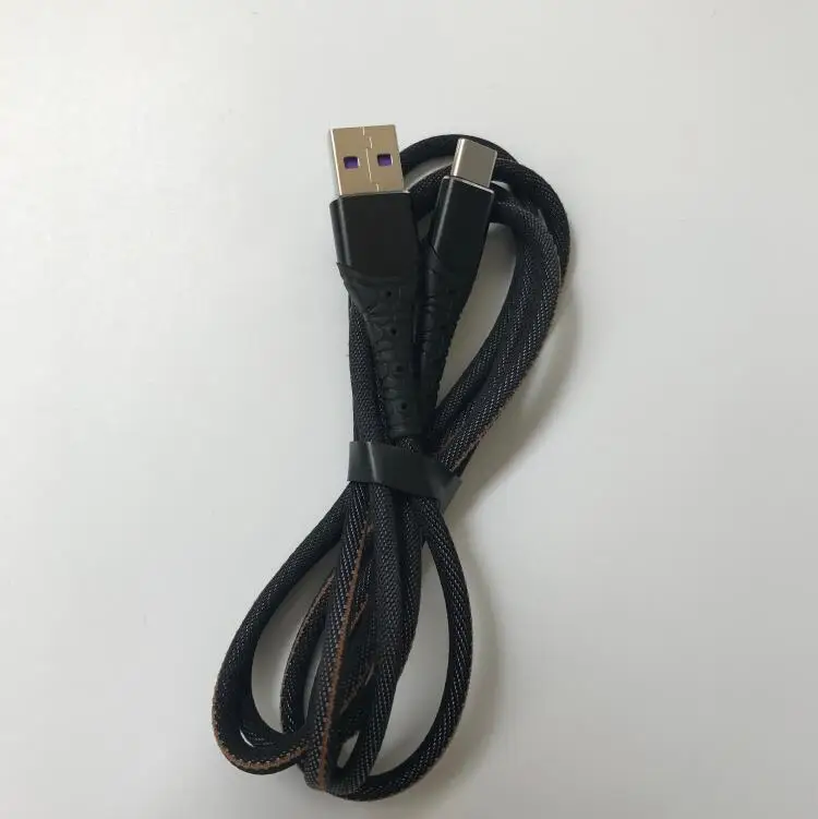 5А usb type C кабель для быстрой зарядки usb c кабель для передачи данных type-c зарядное устройство для телефона samsung S10 Plus Note 9 8 huawei P30 Pro pocophone F1 - Цвет: black