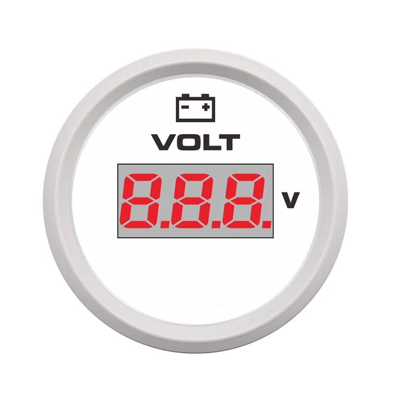 52 мм Универсальный вольтметр 12 в авто инструмент измерители напряжения цифровой вольтметр Амперметр