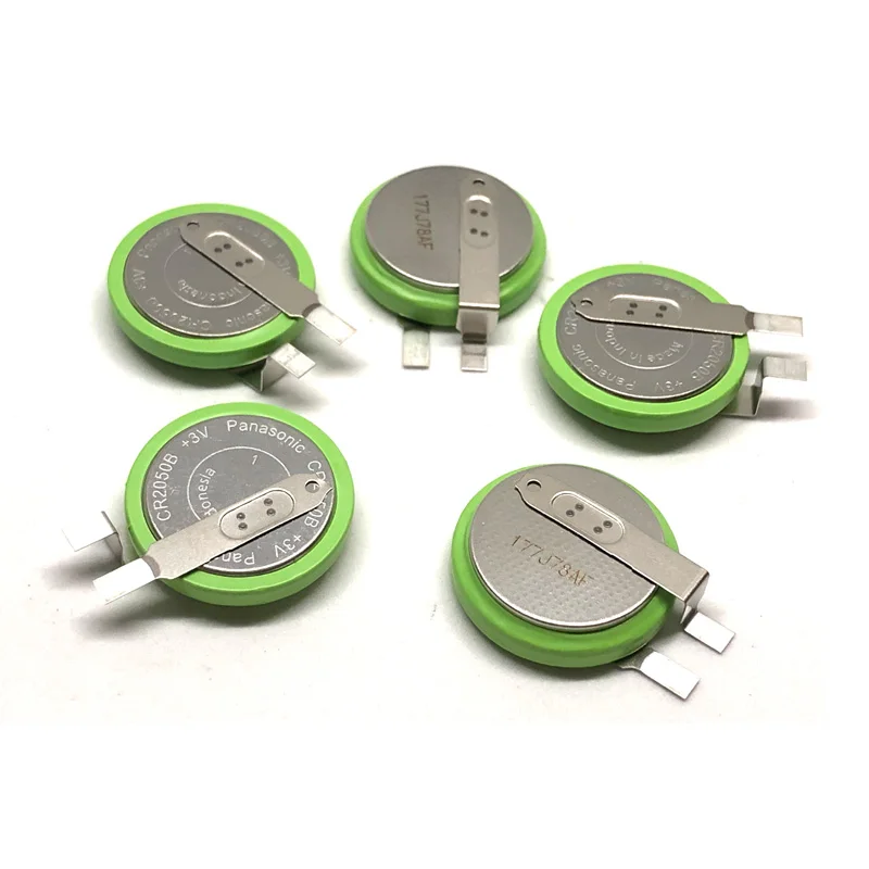2pcs/lot Panasonic CR2050B CR2050 3V High-Temperature Lithium mManganese Dioxide Car Tire Pressure Monitoring Button Battery