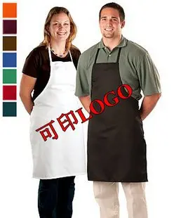 

CAN PRNT YOUR LOGO Free shipping + Factory price Working clothes,Cooking aprons,Kitchen aprons,waiter aprons WITH POCKETS