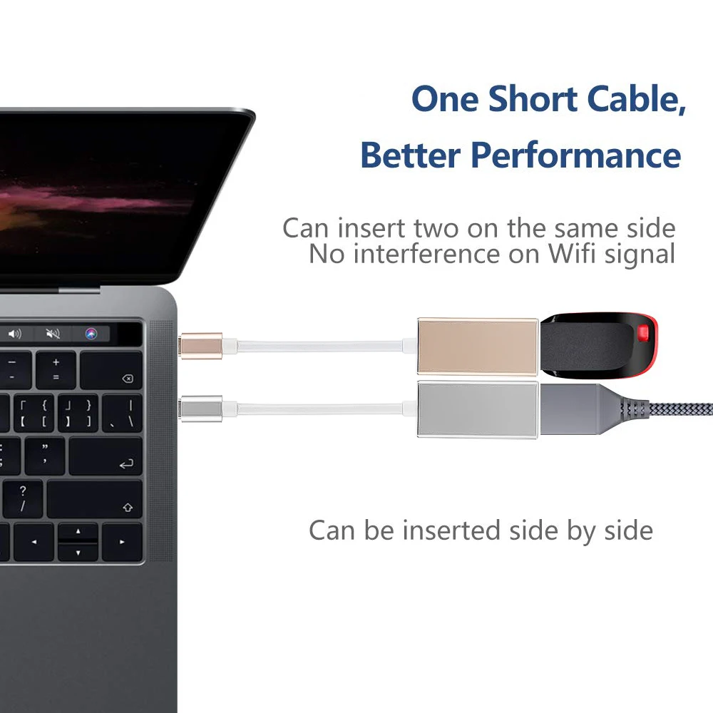 Адаптер kebidu 4K Type C для отображения порта USB к DP кабель 3 1 UHD 1080P ChromeBook Macbook Pro|Кабели