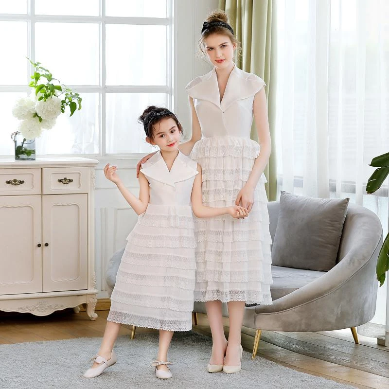 matching party dresses for mom and daughter