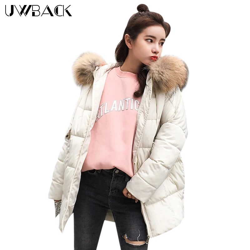 Uwback Women Oversized Jackets 2018 New Winter Warm Faux