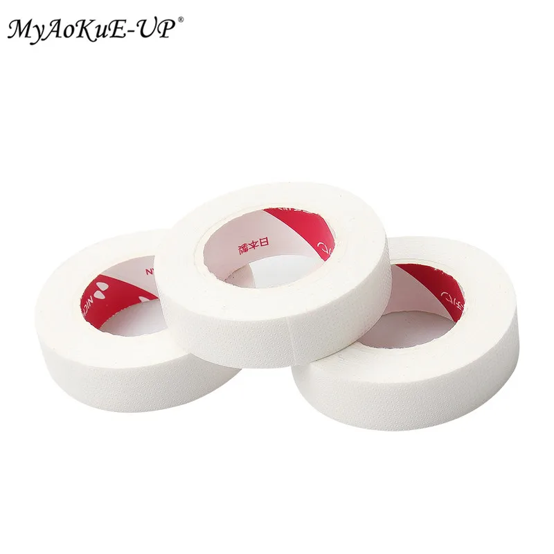 Eyelash Extension Lint Eye Pads White Tape Under Eye Pads Paper Non-woven tape False Eyelash Patch Makeup Tool 5pcs new lint free medical tape green non woven wrap tape under eye paper pads tape eye pads eyelash extension tool