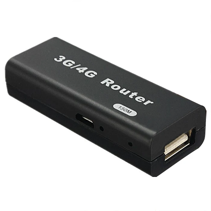 MINI 3G WIFI Hotspot IEEE 802.11b/g/n 150Mbps USB Wireless Router Portable Black