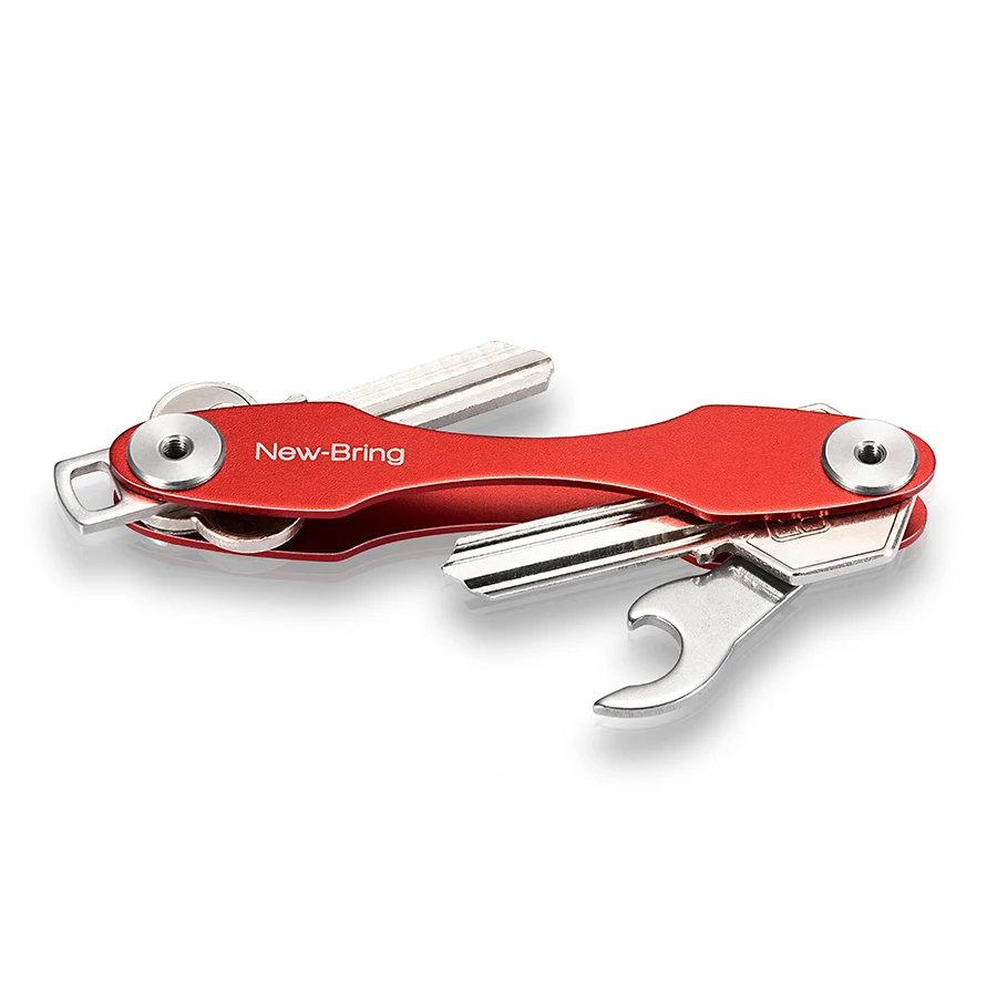 

NewBring NewBring Oxide Aluminum New Key Wallets smart car key holder chain housekeeper DIY EDC Pocket smart key organizer
