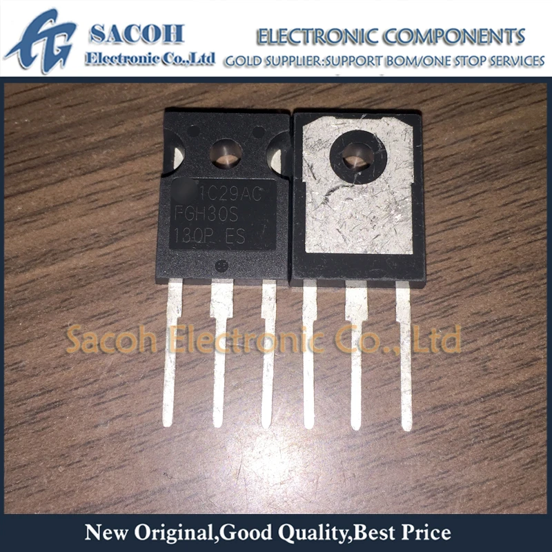 Free shipping 10Pcs FGH30S130P or FGH30S150P or FGH30N120FTD TO 247 30A ...