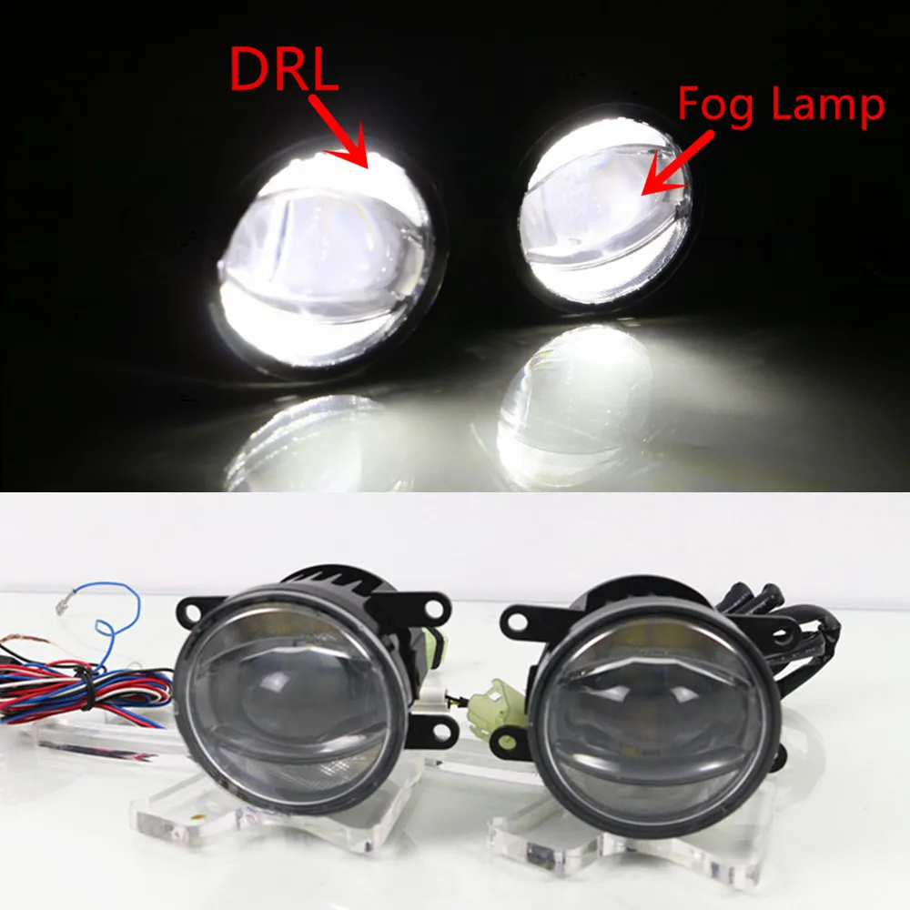 CSCSNL 2Pcs DRL Daytime Running Lights And Fog Lamp For Citroen DS3 DS4