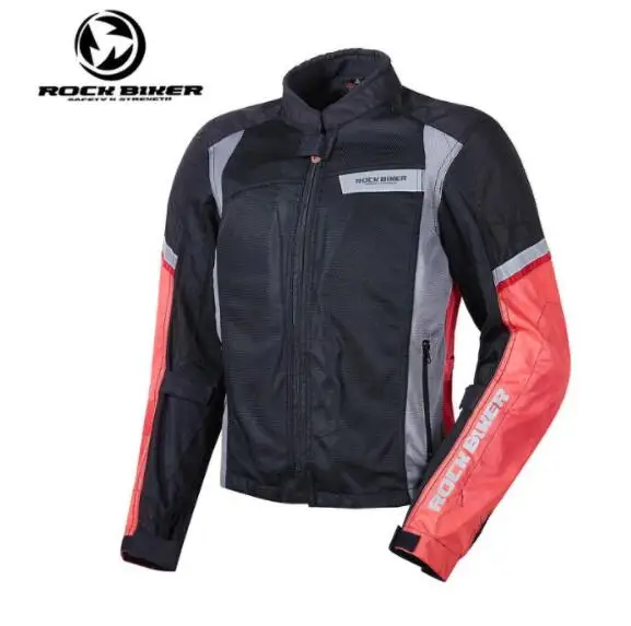 New Rock Biker motorcycle jacket spring and summer men's women's running sports jacket safety racing suit 13