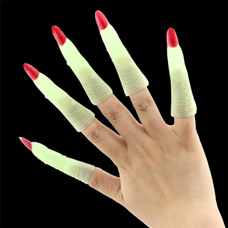 10PCS False Nail Fake Fingers Witch Nail Set Cover ...