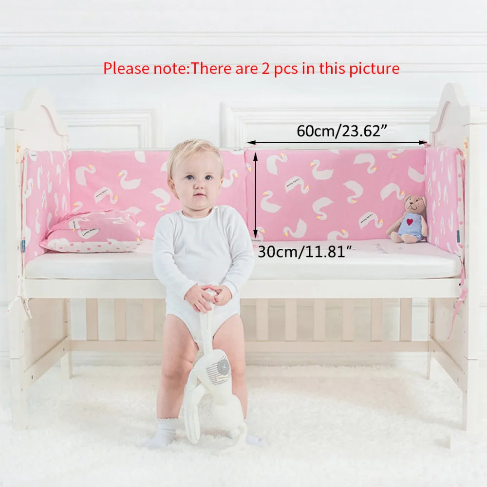 Hot Sale Baby Bed Bumper Cotton Newborn Crib Bumper Cot Protector Pad for Toddler Bed Baby Cradle Baby Room Decoration Set