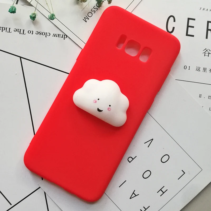 3d Squishy Cat Silicon TPU Soft Cases For Samsung Galaxy S8 S9 plus S7 S6 J3 J5 J7 2017 j510 J710 j310 A6 Candy Back phone Cover (34)