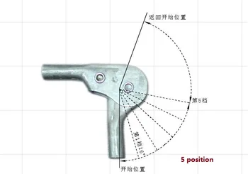 

2PCS/LOT Adjustable -90 to 90 Degrees Angle Adjuster Mechanism Hinge Hardware Sofa Chair Ratchet