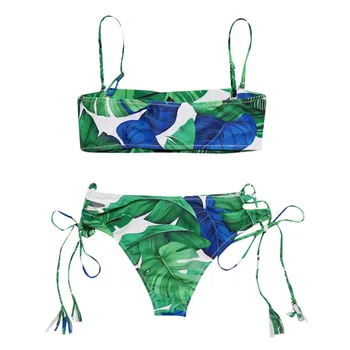 

Women's printed swimsuit straps Bathing Suit plus size push up Padded Beach Bar backless swimsuit one piece Beachwear 40fb01