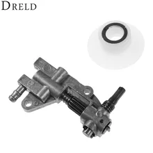 DRELD Drive Chainsaw Oil Pump with Gear Worm Set for Chainsaw 4500 5200 5800 45CC 52CC 58CC Chain Saw Parts Garden Tool Parts DRELD Drive Chainsaw Oil Pump with Gear Worm Set for Chainsaw 4500 5200 5800 45CC 52CC 58CC Chain Saw Parts Garden Tool Parts
