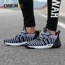 ONEMIX мужские кроссовки для бега трикотажные дышащие сетчатые спортивные кроссовки увеличивающие рост кроссовки легкие модные кроссовки для бега