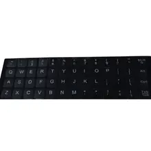 Светящиеся светоотражающие флуоресцентные английские американские буквы клавиатуры наклейки Новые