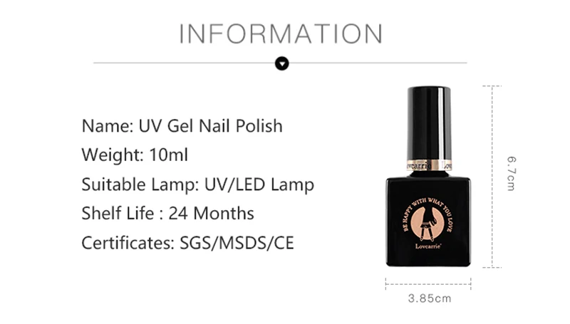 Lovcarrie UV Gel Polish Gellak 1