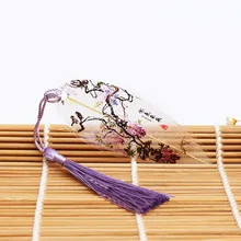 1 шт. изысканные и элегантные натуральные листья Глициния классический китайский стиль креативный милый лист вены закладки