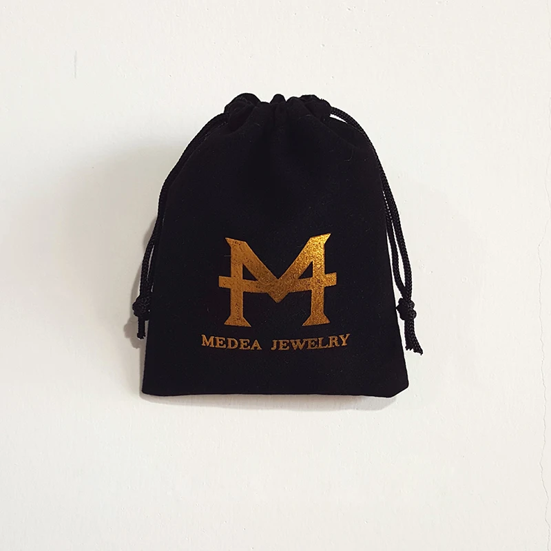 cheap small custom velvet drawstring gift pouch bags (6)