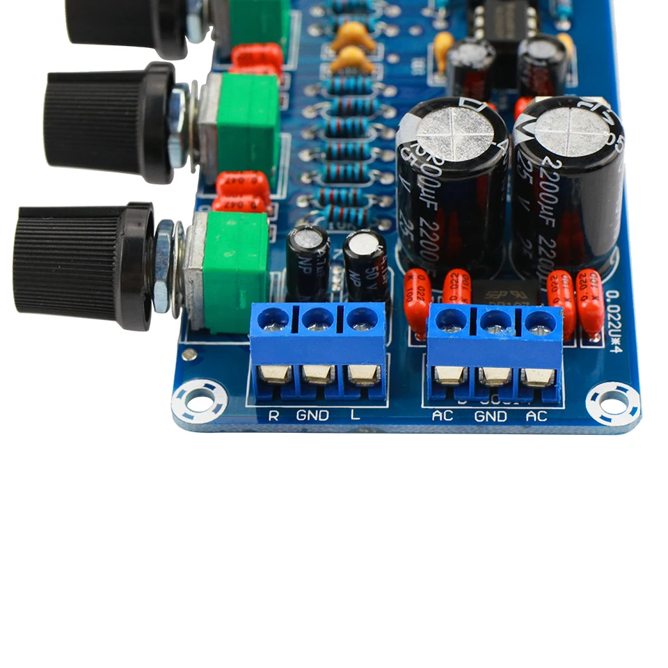 Preamplificatore Tone Board Alimentatore singolo Preamplificatore elettrico anti febbre Componente elettronico per amplificatore NE5532