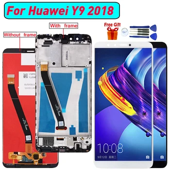 

For Huawei Y9 2018 LCD Display and Touch Screen Digitizer Assembly 100% Tested with Frame with Free Tools