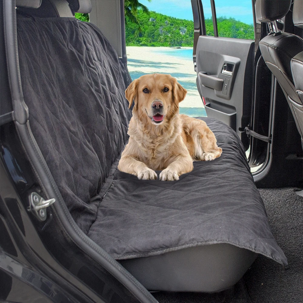 Manufacturer Wholesale Customized Quilted Suede Fabric Nonslip Dog Car