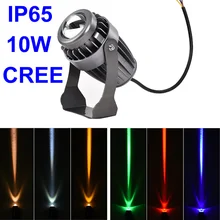 Светодиодное наружное ландшафтное освещение 10 Вт Дальний диапазон узкий свет римская колонна точечная светодиодная садовая лампа строительные фонарные столбы 110 В 220 В