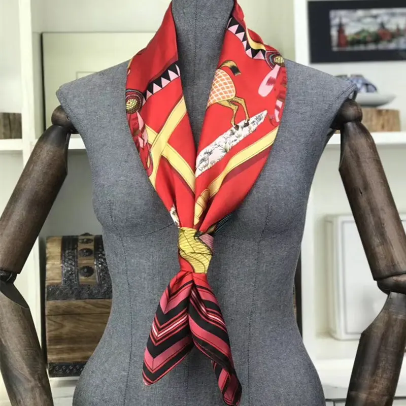feminina cachecol cavalo padrão impressão 90cm x