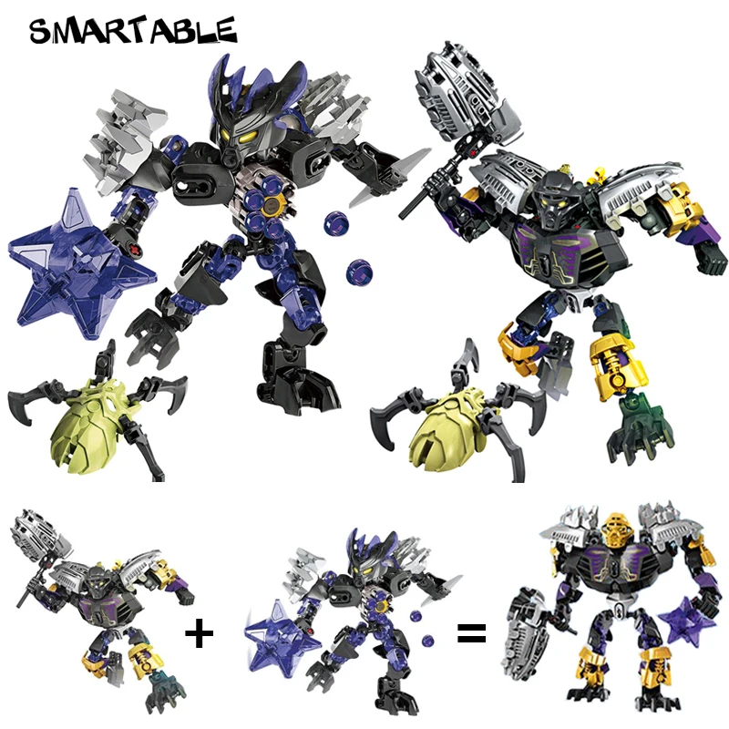 

Smartable BIONICLE Protector Of Earth+ Onur Master of Earth Building Block Set Toys For Boy Gift Compatible Legoed BIONICLE