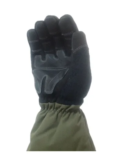 Водонепроницаемые и ветрозащитные, сверхпрочные зимние рабочие перчатки(армейский зеленый, большой