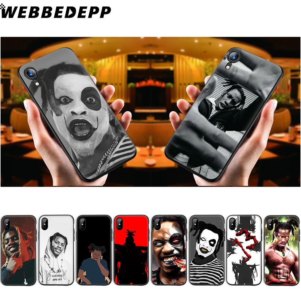 WEBBEDEPP Denzel Curry Rap Soft Silicone Case for iPhone 11 Pro Xr Xs Max X or 10 8 7 6 6S Plus 5 5S SE |