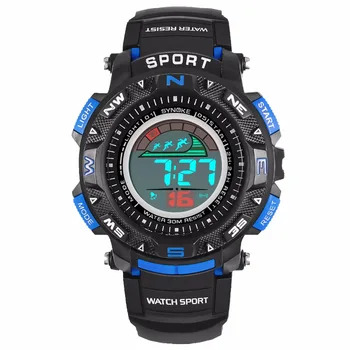 

Men Military Watch 30m Waterproof Wristwatch LED Electronic Clock Sport Watch Male Clock Relogio Masculino Sport S Shock Digital