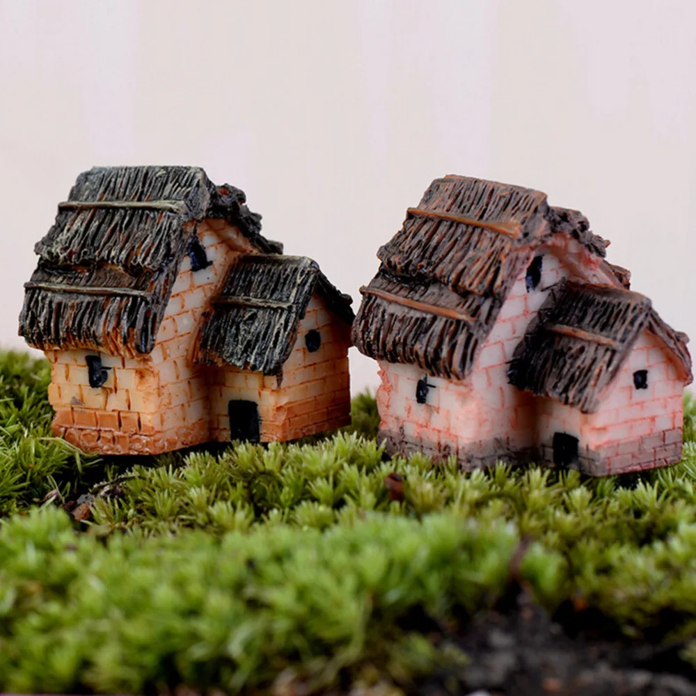 1PCS Random Color cute resin crafts house fairy garden miniatures gnome Micro landscape bonsai decor for home decor 1PCS Random Color cute resin crafts house fairy garden miniatures gnome Micro landscape bonsai decor for home decor