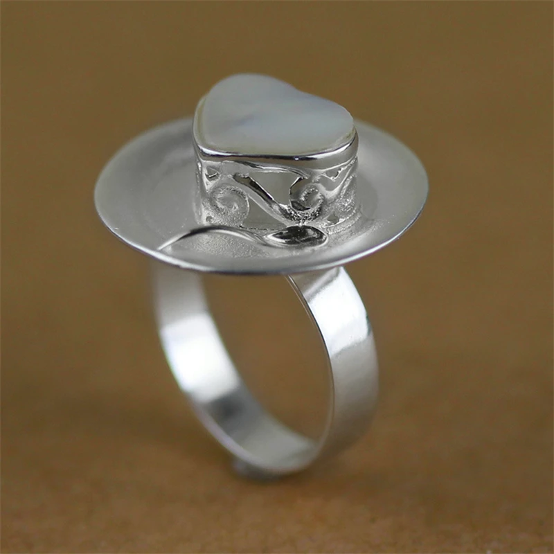 Lotus Fun Real 925 Sterling Silver Jewelry Natural Creative Handmade Designer Fine Jewelry Love Afternoon Dating Rings for Women