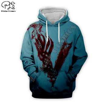 

VIKINGS Fashion Men hoodies 3D All Over Printed Unisex Hoodie streetwear Casual Hooded Sweatshirt Drop ship VS-002