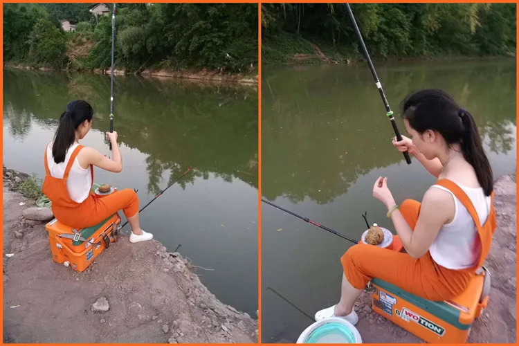 Drop Shipping New Carp Fishing Pole Stream Hand Rod Telescopic Fishing Rod Carbon Fishing Tackle 4.5M 5.4M 6.3M 7.2M