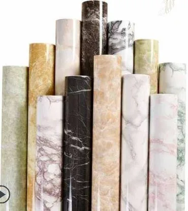 سميكة للماء pvc تقليد الرخام نمط ملصقات ورق الجدران ذاتية اللصق غرفة المعيشة الأثاث تحديث