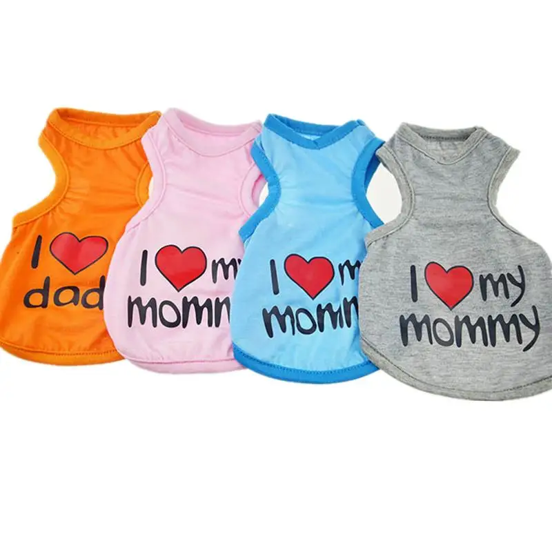 

Dog shirt Summer Pet Dog Shirt Cats Vest For Small Dogs Clothes Printed Comfortable Shirts Puppy Clothing