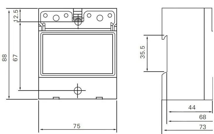 20(100) 110 V 60 HZ однофазный профиль измеритель kwh цифровой ЖК-дисплей дисплей монитор энергии Горячая распродажа! электросчетчик