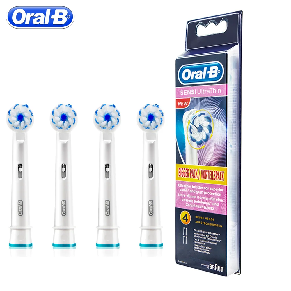 

Oral B EB60 Electric Toothbrush Heads Soft Bristle Brush Teeth Head Deep Clean Fighting Gum Bleeding Replacement Brush Head