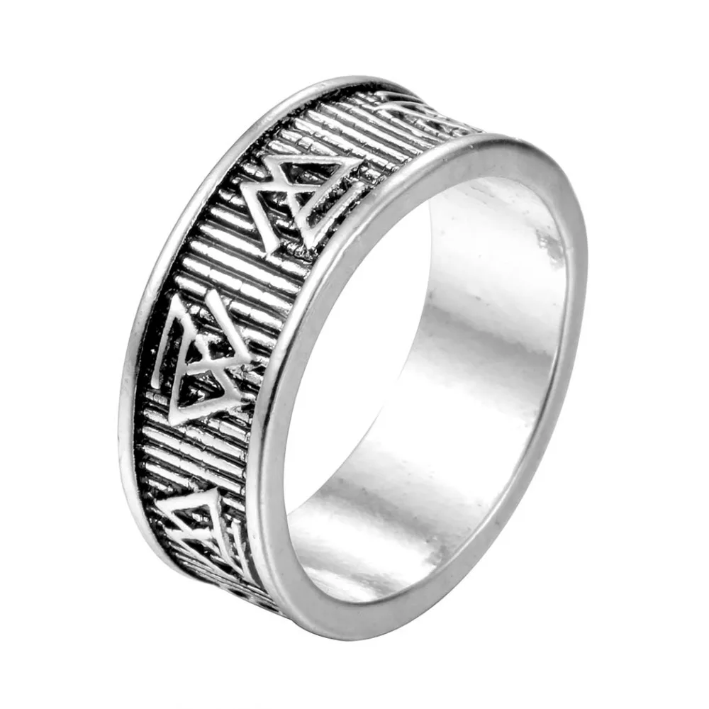 Chereda готическое славянское мужское кольцо античное серебро мужские норрические руны викингов кольца для большого пальца винтажные трендовые ювелирные изделия