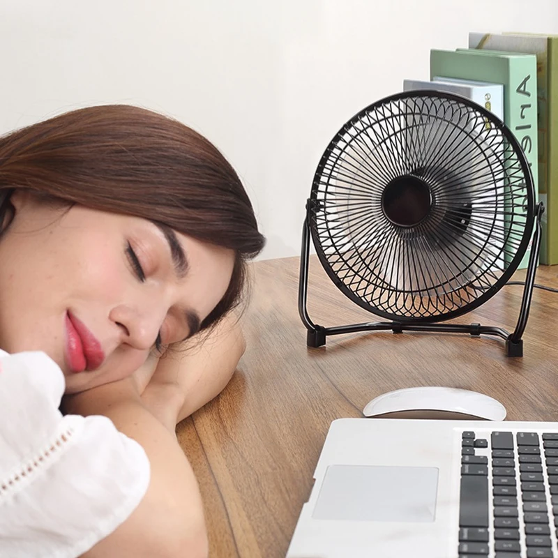 Mini USB Ventilador de mesa ventiladores personales enfriador de aire portátil Ventilador portátil Oficina de escritorio Ventilador USB uso de estudiante