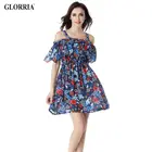 Cheap Glorria 2017 Summer Women Suspender Tunic Ruffled Dress Hollow Out Spaghetti Strap Dresses Sexy Casual Fashion Beach Vestidos